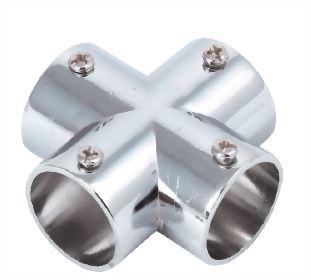 亜鉛ダイキャスト製パイプ用ソケット（十字型）