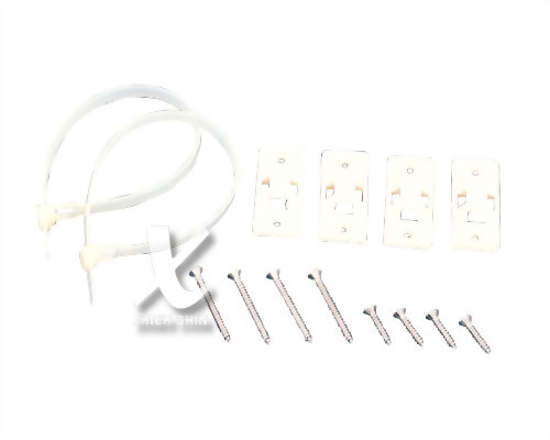 塑膠片*4+束帶*2+說明書