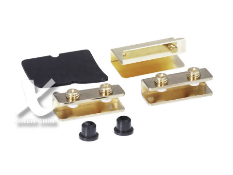 GLASS DOOR HINGES W/FOAM PAD