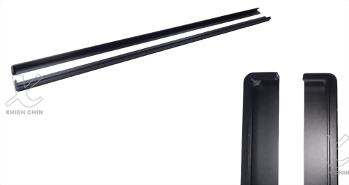 Recessed aluminum handle