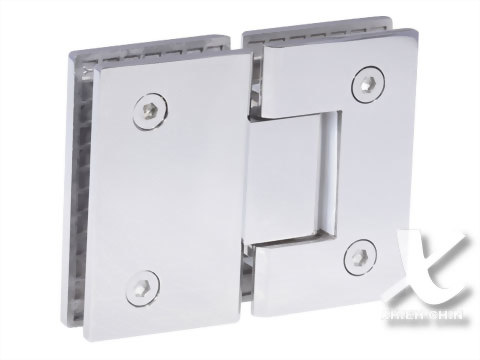 304ステンレスガラスドア用自由丁番（180度） ガラス取付タイプ、水回り、自動閉止装置