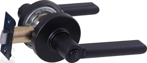 Bathroom horizontal door lock