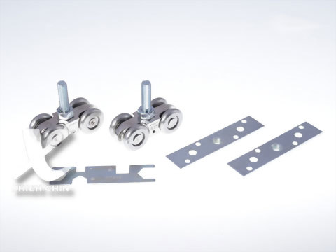 上吊式折戸用ローラー（耐荷重150KG）ガイドレール式 レールDL2001専用