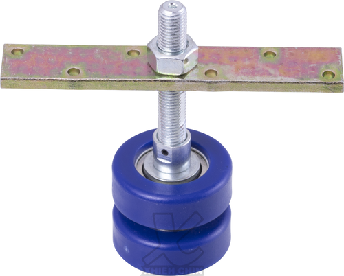 上吊式折戸用ローラー（耐荷重100KG）ガイドレール式 レールDL2036専用　　パテントあり