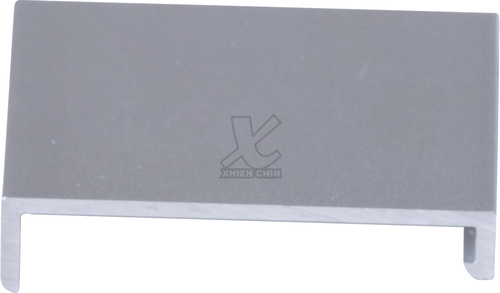 Aluminum rail decorative cover for bathroom