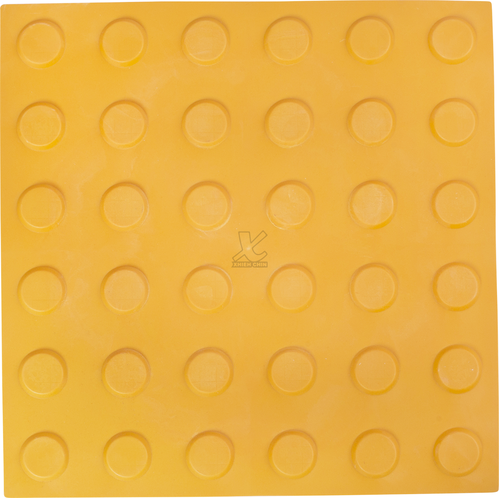 Rubber prompt blind road board