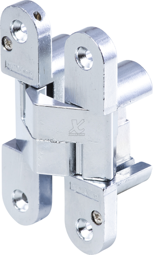 Cross concealed hinge