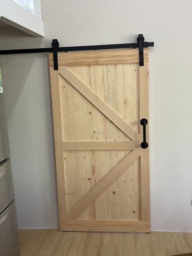 Barn aluminum frame door