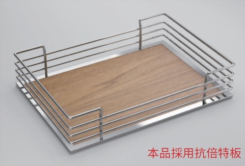 キッチン用スロークローズコーナー用ワイヤーラック （耐荷重：28kg）