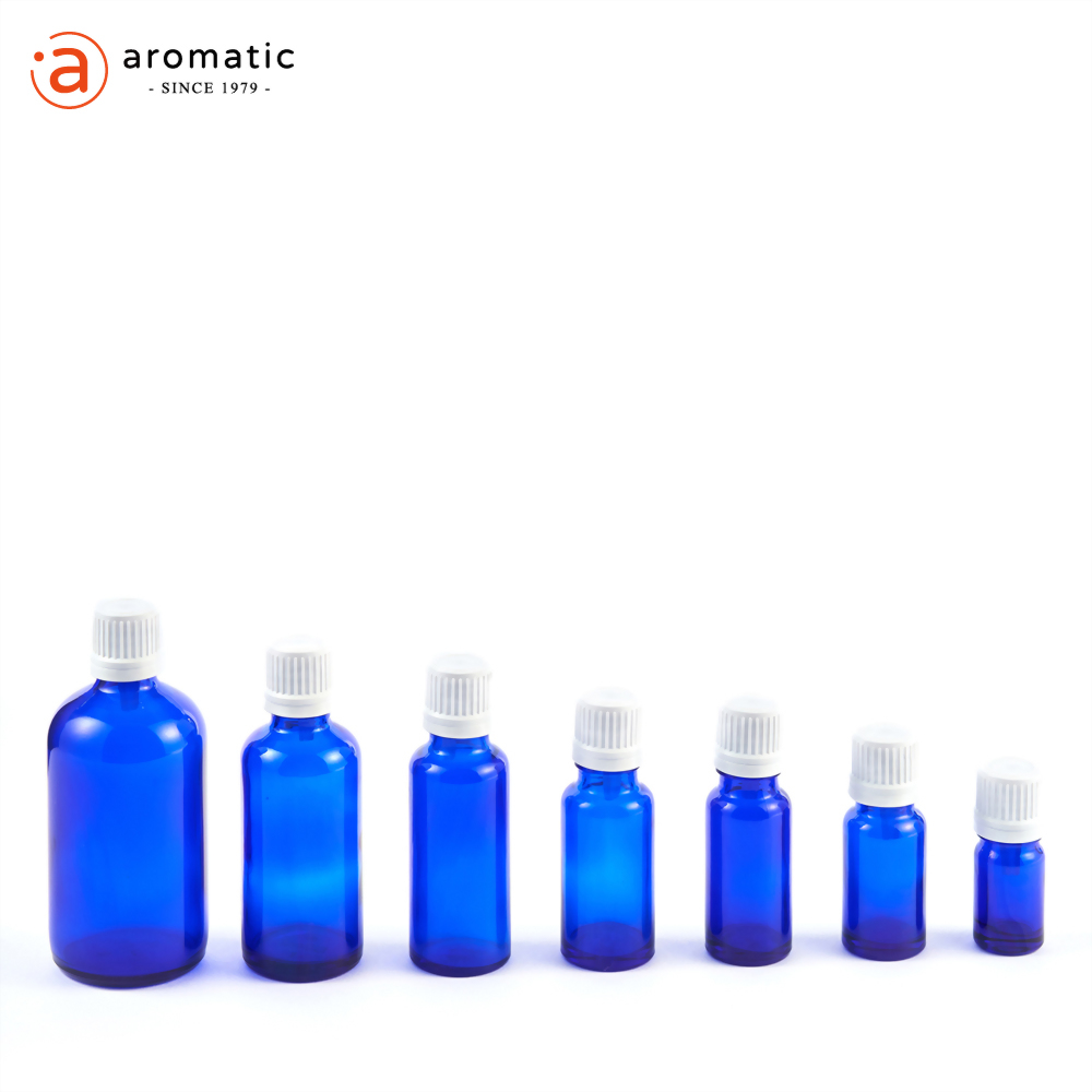 ART COBALT BLUE GLASS BOTTLE