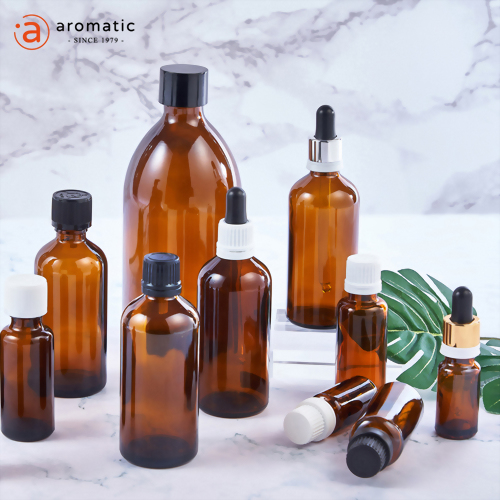 AETR AMBER GLASS BOTTLE