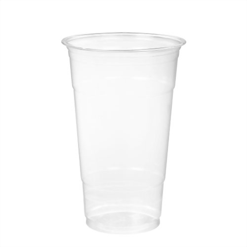 Clear Plastic Cups with Flat Slotted Lids, Pet BPA Free - 9oz / 500 Pack