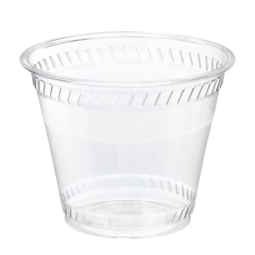 9 oz Clear PET Plastic Cups, 92mm (1000/Case)