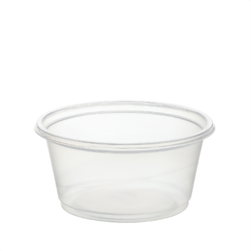 Choice PET Plastic Lid for 0.5 to 1.25 oz. Souffle Cup / Portion