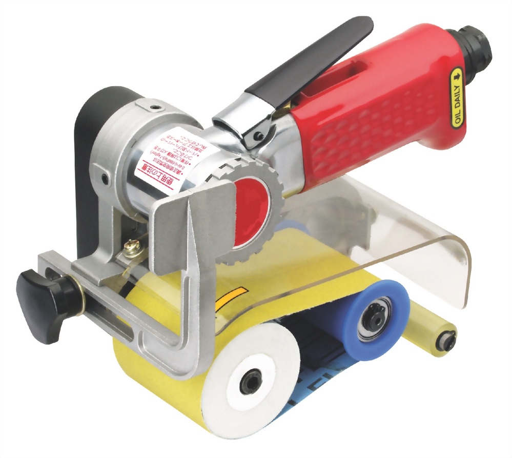 Mini air outlet belt sander