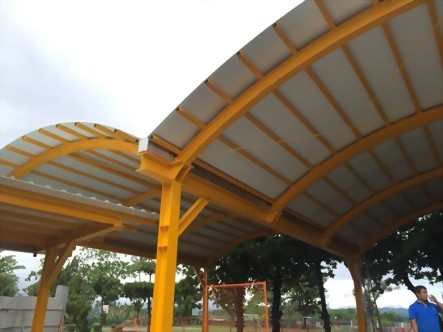 Project Achievement 08-Elementary School Curved Bow Construction