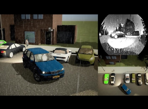 Prescan 雨天自主泊车案例 Prescan 雨天自主泊车案例