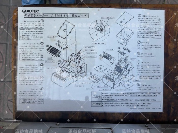 ASM-815鋪飯機-捲壽司機