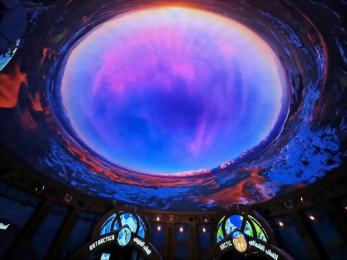 非凡的挑戰!!! 阿布達比 Sea World 21.5公尺的專業沉浸式球幕!