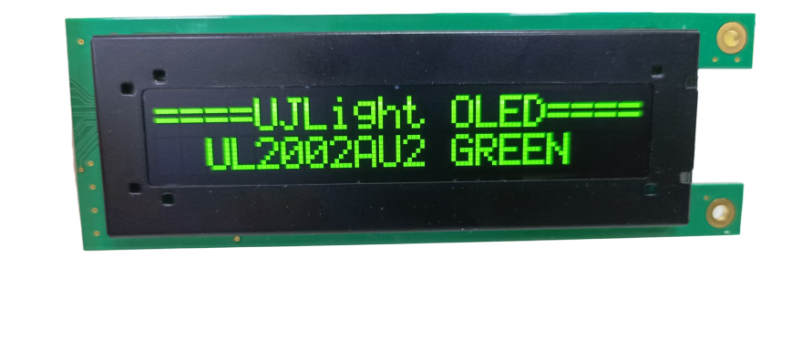 16x2 單色字元型OLED顯示器