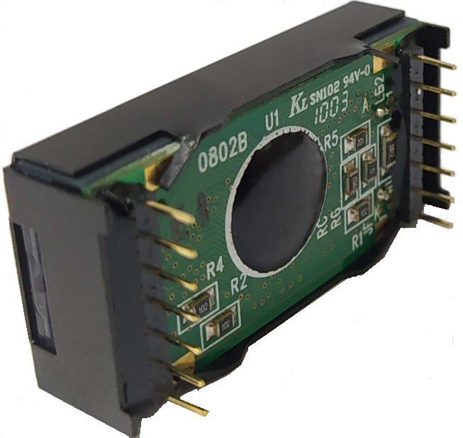 8x2 Character LCD , BC0802B profile