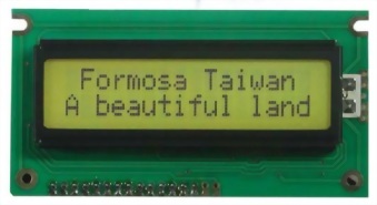 16x2 Character LCD, BC1602H