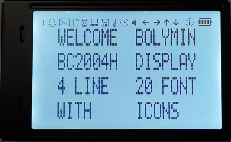 20x4 Character LCD, BC2004H