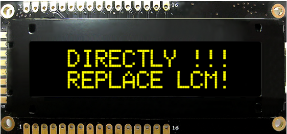 16x2 COB OLED Character Display 16x2 COB OLED Character Display