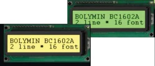 字元型單色顯示模組