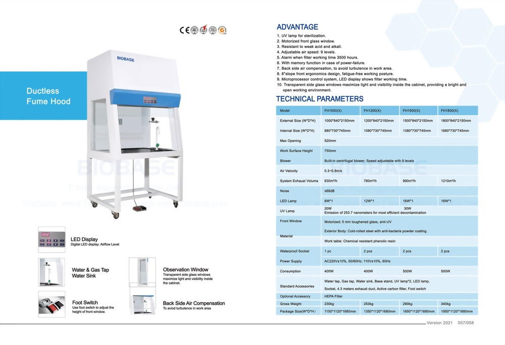 免排氣排煙櫃 FH系列-2