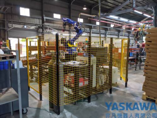 AR2010 六軸加長型機械手臂 / i-CUBE雷射焊道追蹤 / 輸送定位台