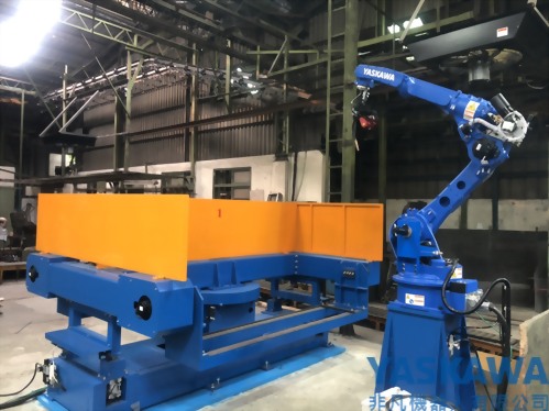 AR2010 加長型機械手臂 / 180度交換台伺服翻轉架 / iCUBE 雷射焊道追蹤