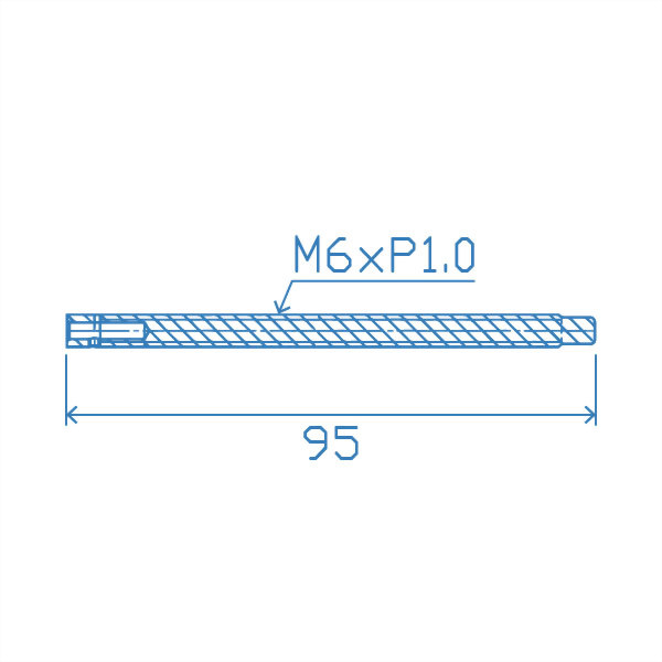 Screw M6x1.0PxL95mm
