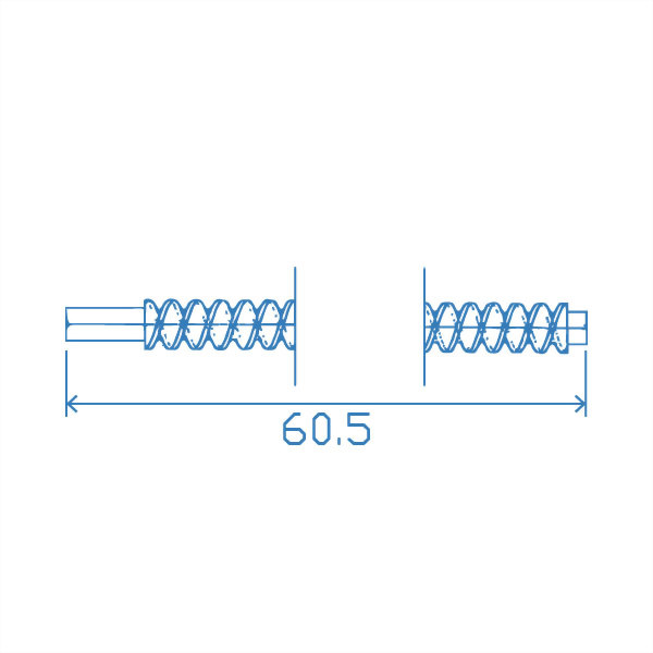 Leader Screw 3x60.5mm