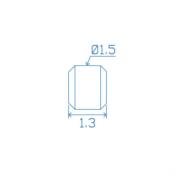 Micro Shaft | Pin 1.5x1.3mm