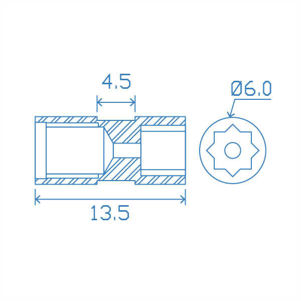 Precision Part 6x13.5mm
