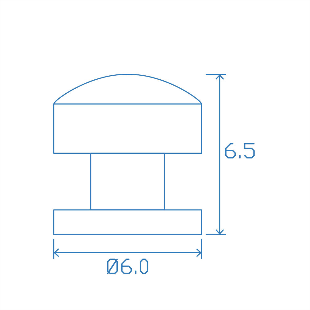 Precision Part 6x6.5mm