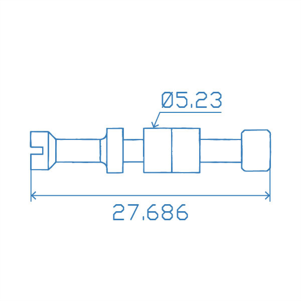 Precision Shaft 5.23x27.686mm