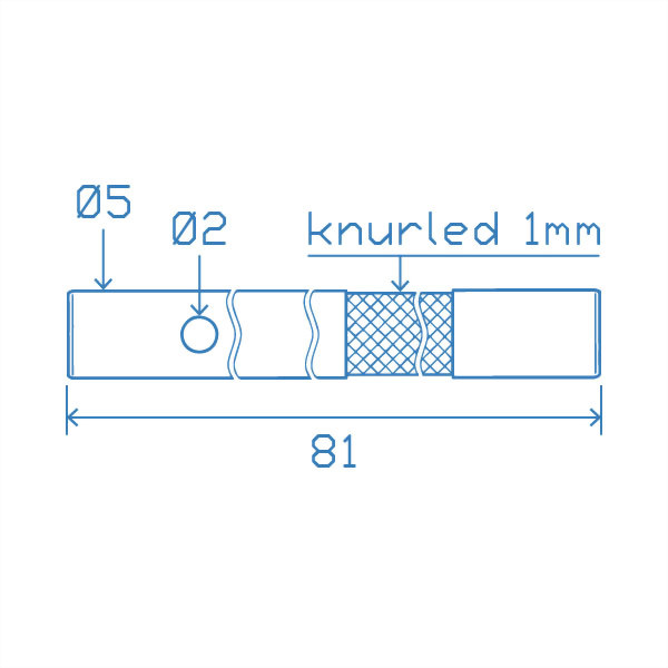 Precision Shaft 5x81mm
