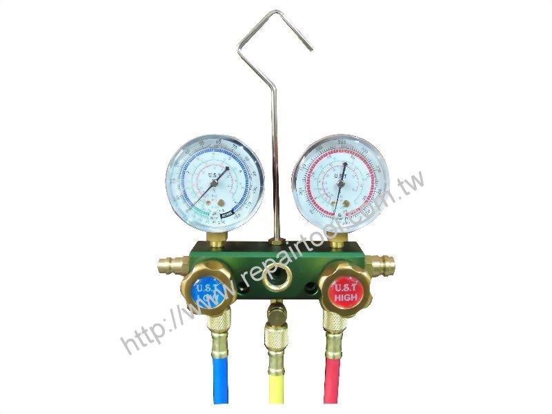R134a Auto A/C Manifold 80mm Gauge Sets