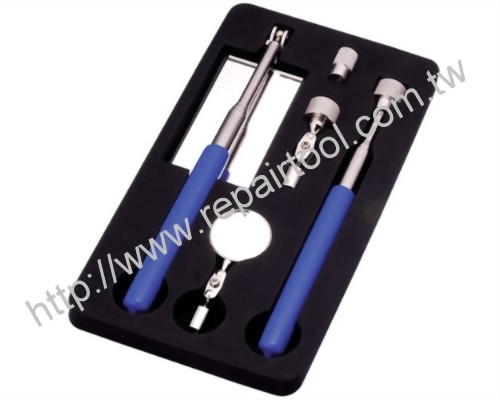 5PC Telescoping Magnetic Pick-up & Inspection Mirr