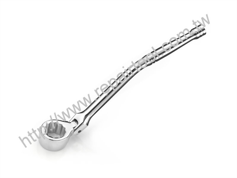 Flexible Head Deep Ring Wrench