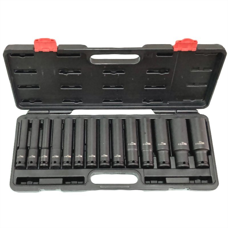 14PC 120mmL Deep Impact Socket Set