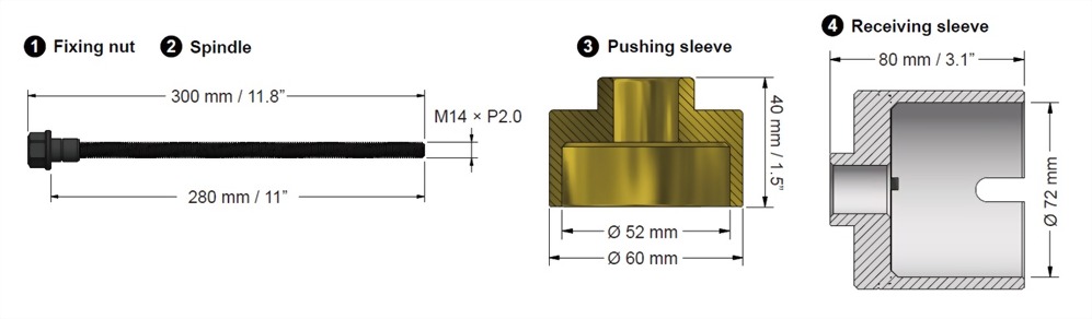 Bushing Tool for Tesla Model 3 Electric Motors
