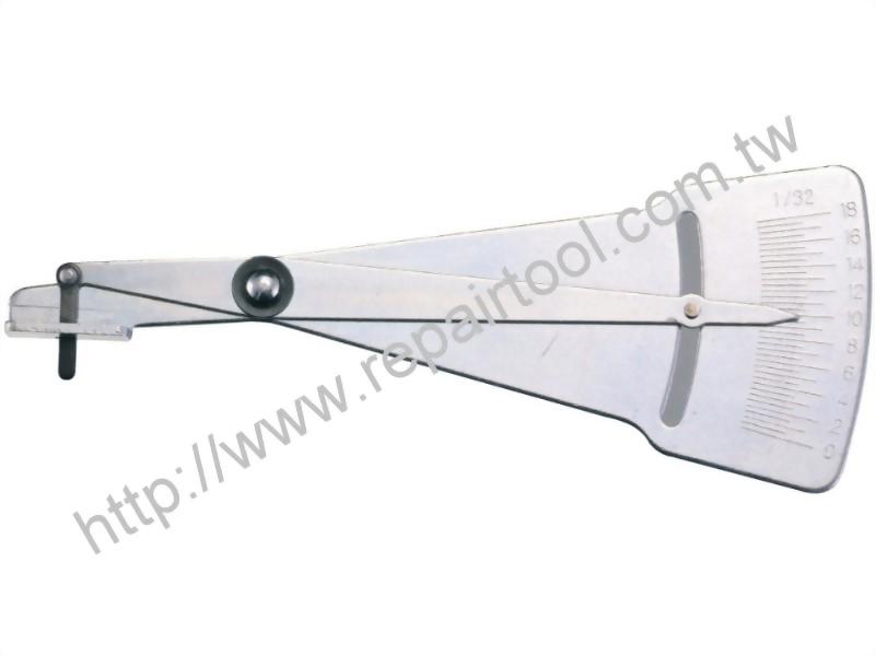 Tire Tread And Brake Lining Gauge