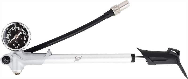 ALPHA MOTO High Pressure Air Shock Pump 300 psi max Compatible with Harley Davidson CB KZ GS XS 350 450 550 650 750 850i Mountain Bike Fork & Rear Suspension Work with Schaefer Air Valve