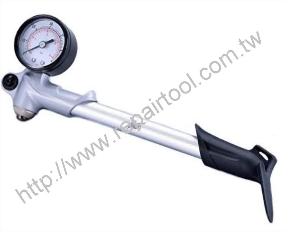 ALPHA MOTO Motorcycle Air Shock Pump with Gauge Compatible with Harley Davidson 60 PSI