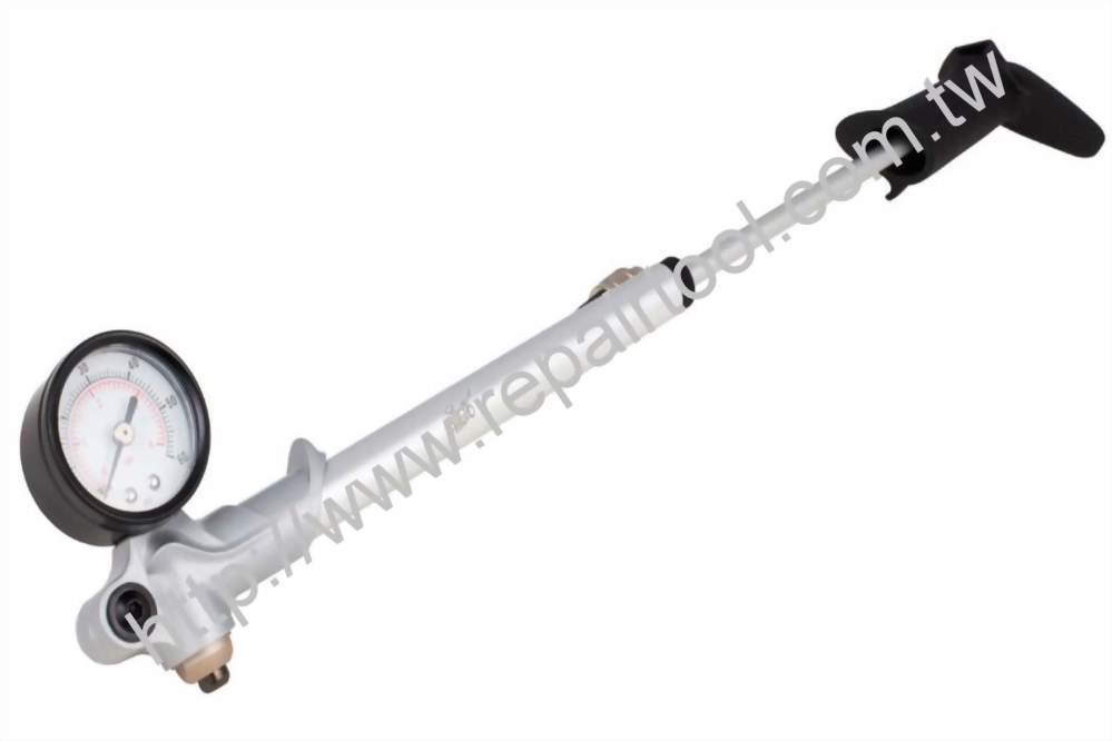 ALPHA MOTO Motorcycle Air Shock Pump with Gauge Compatible with Harley Davidson 60 PSI