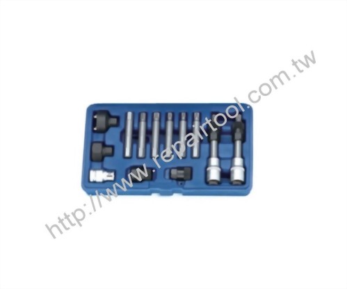 13Pcs Alternator Freewheel Pulley Removal Set