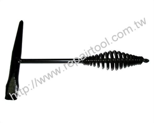 Chipping Hammer w/Coil Handle and Cone & Chisel